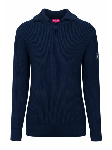 Derbe Strickpullover Matrosenplünn in marineblau
