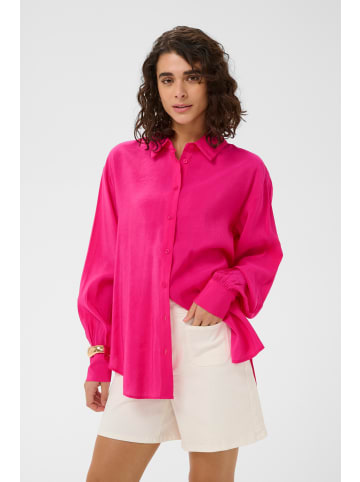 Kaffe Langarm - Hemd KAbridget Oversize fit in Beetroot Purple