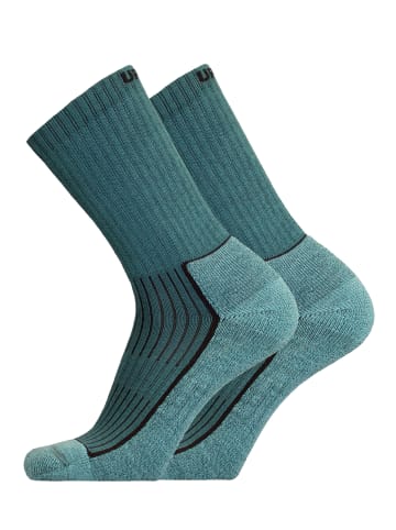 UphillSport Wander-Socken 'SAANA' 2er Pack in Green