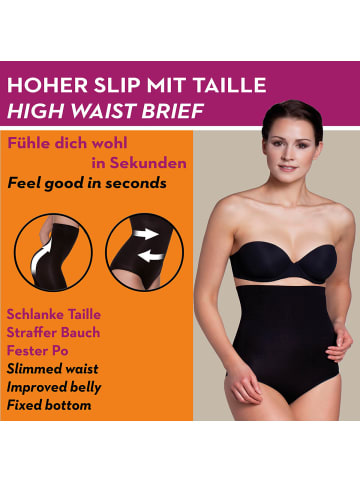 MISS PERFECT Shapewear Hoher Slip in Schwarz