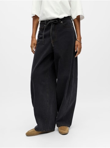 Object Barrel Fit Jeans in Black Denim