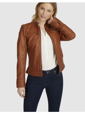 Bugatti Lederjacke BULady-112 in cognac