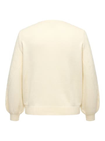 ONLY Carmakoma Strickjacke in Whitecap Gray 1