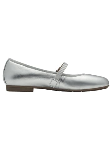 Tamaris WIDE FIT Ballerina in SILVER