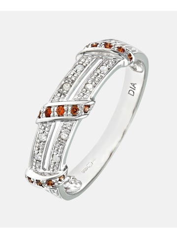Diamant L'éternel Eternity-Ring aus 375 Weißgold mit Diamant gedreht