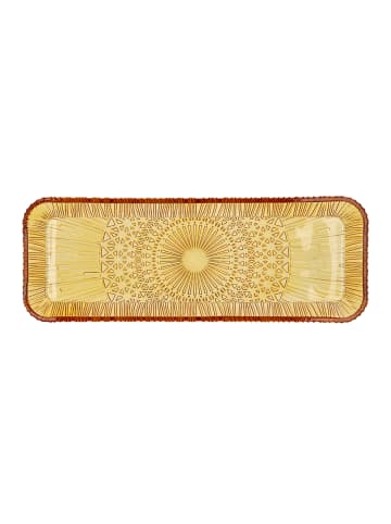 Bitz Servierplatte rechteckig Servierplatte rechteckig Servierplatte rechteckig in Amber