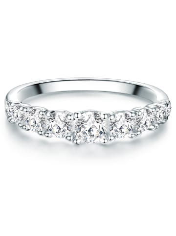 Trilani Ring aus Sterling Silber mit Zirkonia in silber
