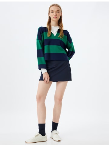 KOTON Sweater in Marineblau Gestreift