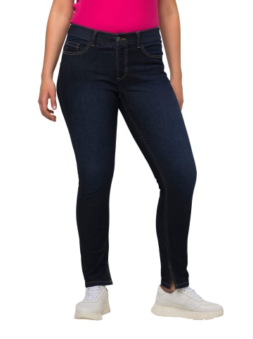 Ulla Popken Jeans in dark blue denim