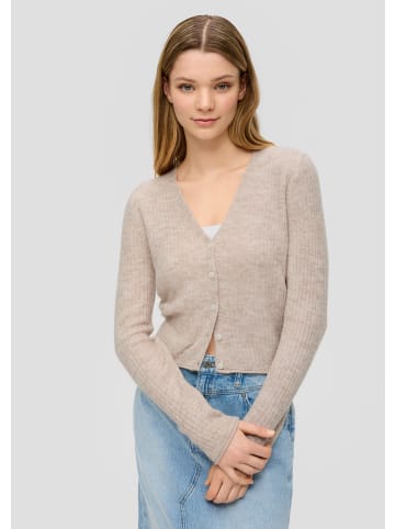 QS Strickjacke  in  81W0_beige