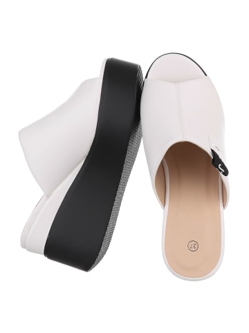 Ital-Design Sandale & Sandalette in Weiß