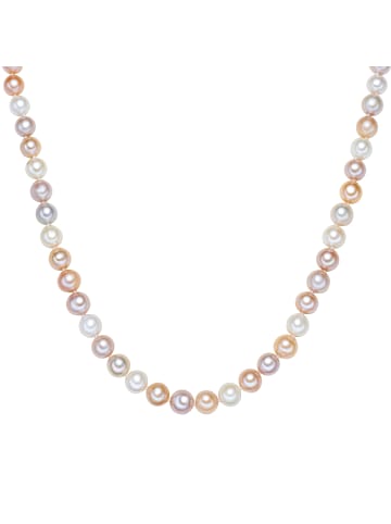 Valero Pearls Kette Classic aus Sterling Silber mit Süßwasser-Zuchtperle in multicolor