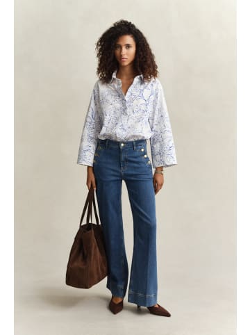 Gant Bluse in indigo weiß