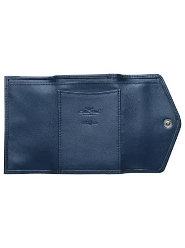 Golden Head Valencia Geldbörse RFID Schutz Leder 9.5 cm saphir
