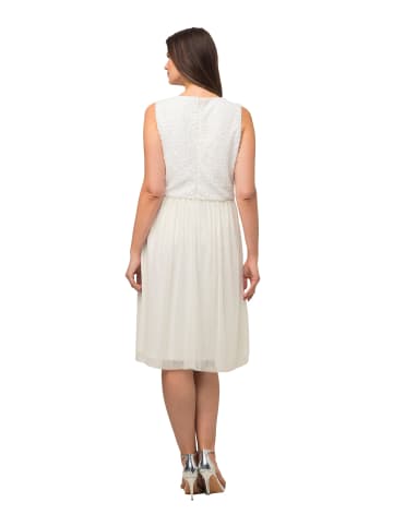 Ulla Popken Midikleid in offwhite