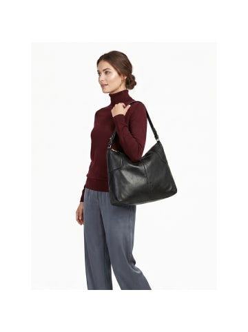 Liebeskind Berlin Mila Schultertasche Leder 40.5 cm black