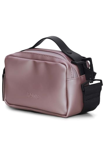 RAINS Box Bag Micro - Umhängetasche 16 cm (gleam) in muse