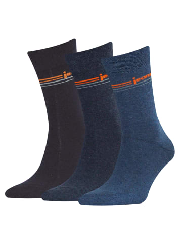 Sympatico Socken 3er-Pack S43061 in jeans meliert/jeans/marine (99)