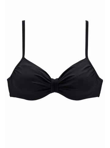 LASCANA Bügel-Bikini-Top in schwarz