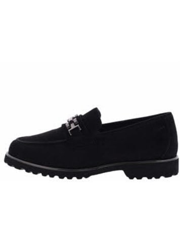 Sioux Damen Slipper Meredith H in Schwarz