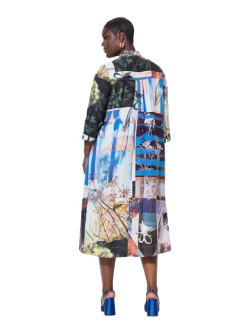 Ulla Popken Midikleid in schneeweiß