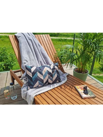 JACK 1x Outdoor Kissenhülle 30x50cm Motiv in Linear Petrol