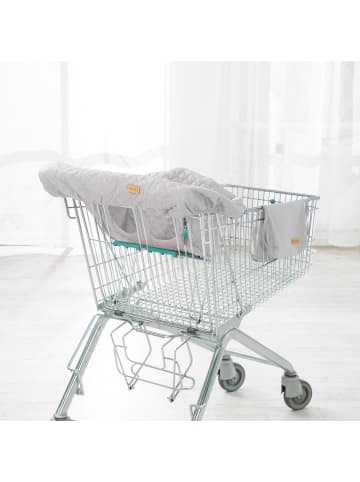 roba Einkaufswagenschutz roba Style – gepolsterter Bezug, hellgrau