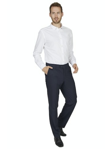 Hinrichs Bundfaltenhose für Herren in blau