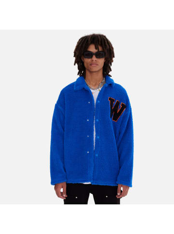 Megaman Fleecejacke Teddy W in Blau