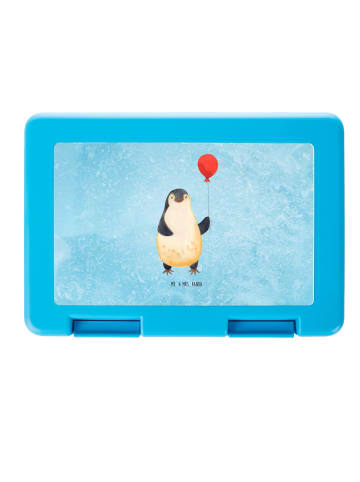Mr. & Mrs. Panda Lunchbox Pinguin Luftballon ohne Spruch in Eisblau
