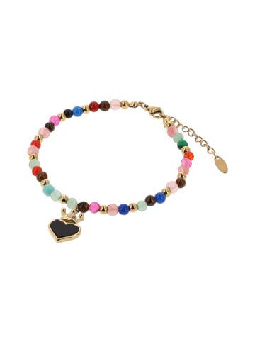 IZIA Women Bracalet With Lobster Clasp in Gold Multicolor