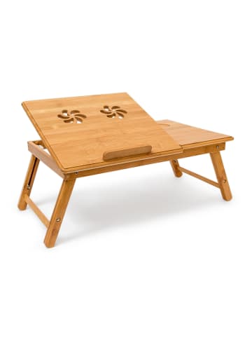 relaxdays Betttablett in Natur- (B)72,5 x (H)30,5 x (T)35 cm