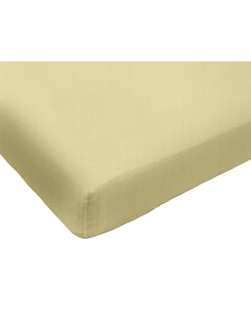 Dormisette Spannbetttuch Edelbiber in vanille