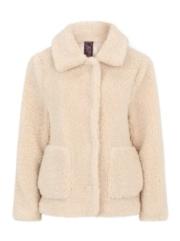 CARTOON Plüschjacke mit Kragen in Beige