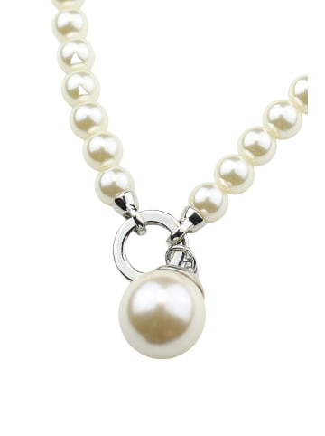 collezione alessandro Kurze Kette " Perla " in creme
