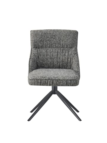 DUBI Möbel 2er-Set: Drehstuhl MIRELA in Dunkelgrau - (B)49 x (H)84 x  (T)62 cm