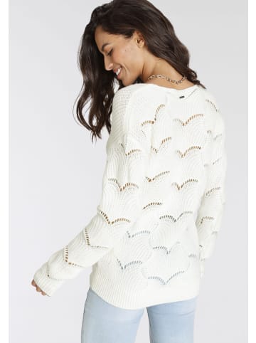 Laura Scott Strickpullover in wollweiß