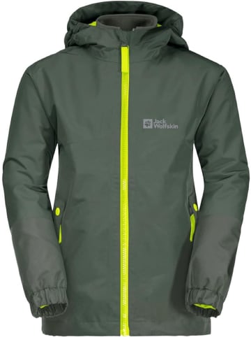 Jack Wolfskin 3 in 1 Jacke/Funktionsjacke ICELAND 3IN1 JACKET B in Grün