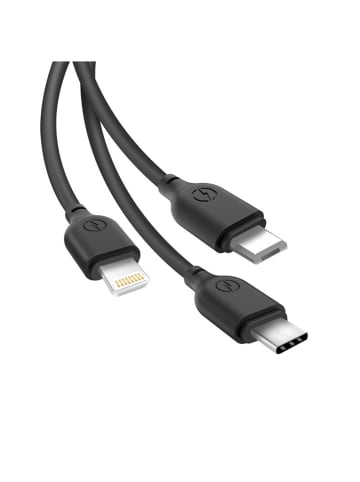 Wisam® 3in1 USB - Lightning + USB-C + microUSB 1m 2,1A