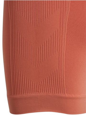 Hummel Hummel Kurze Hose Hmltif Yoga Damen Dehnbarem Atmungsaktiv Schnelltrocknend Nahtlosen in APRICOT BRANDY