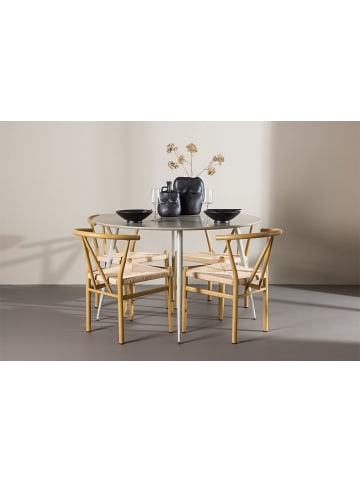 ebuy24 Essgruppe Plaza Beige 120 x 120 cm