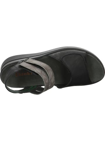 Think! Tieffußbett Sandale MEGGIE in Schwarz/Kombi