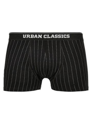 Urban Classics Boxershorts in pinstripe aop+black+treegreen