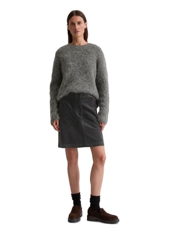 Marc O'Polo Kurzer Samtrock in night grey