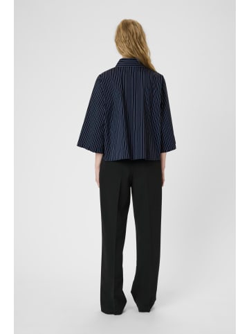 Karen By Simonsen Kurzarmhemd KBAmy Baggy fit in Inkwell stripe