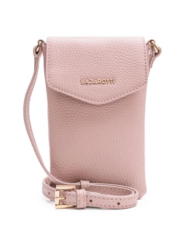 Lazarotti Bologna Leather Handytasche Leder 10 cm in pink