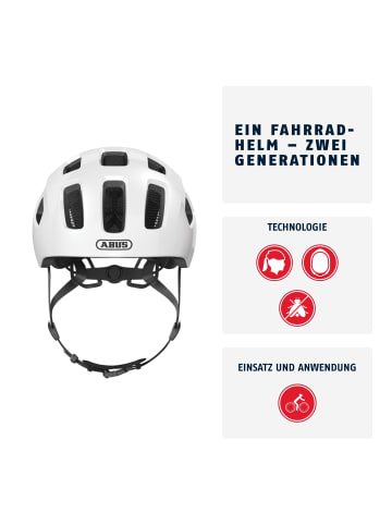ABUS Kleinkinder- und Kinderhelm Youn-I 2.0 in pearl white