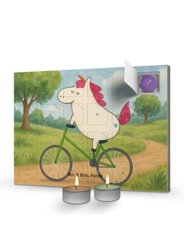Mr. & Mrs. Panda duft adventskalender Einhorn Radfahrer Design o... in Weiß