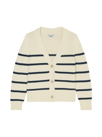 Marc O'Polo DENIM V-Neck-Cardigan relaxed in multi/ white blush