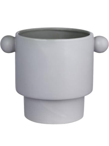 Butlers Blumenübertopf HANDLE in Grau